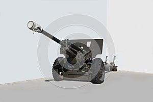 76mm artillery gun