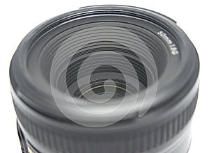 50 mm fix lens of professional DSLR camera photo