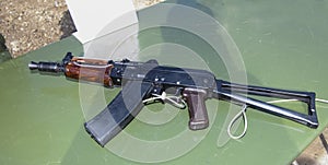 5.45 mm Kalashnikov assault rifle shortened AKS-74U