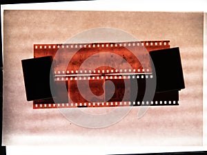 35mm roll revealed of photography reel photo