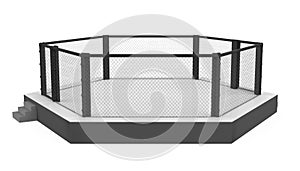 MMA Fight Cage Arena Isolated