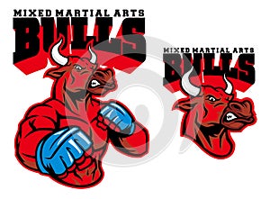MMA fighter bull