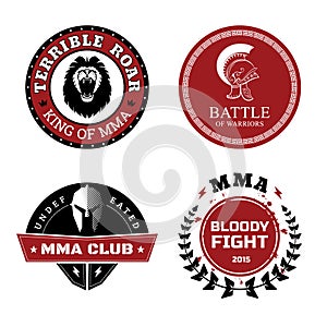 MMA Labels - Mixed Martial Arts Design