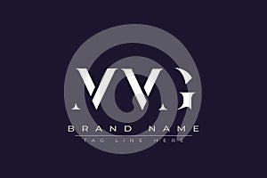 MMG abstract letter logo design