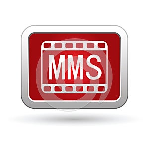 MMS icon on the button photo