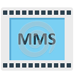 Mms, message, multimedia message, Isolated Vector icons that can be easily modified or edit