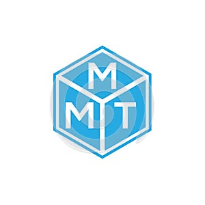 MMT letter logo design on black background. MMT creative initials letter logo concept. MMT letter design photo
