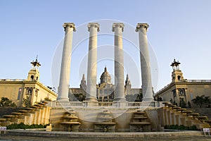 MNAC and National Palace of Barcelona photo