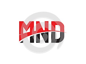 MND Letter Initial Logo Design