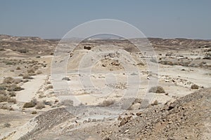 Moa Nabataeans Fortress Ancient Ruins in The Arava, South of Israel