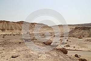 Moa Nabataeans Fortress Ancient Ruins in The Arava, South of Israel