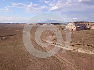 Moab looking towards Manti La Sal forest