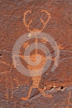 Moab Man Petroglyph