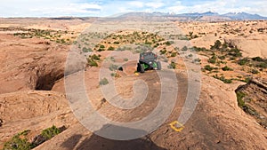 Moab Utah follow off road recreation red slick rock ATV