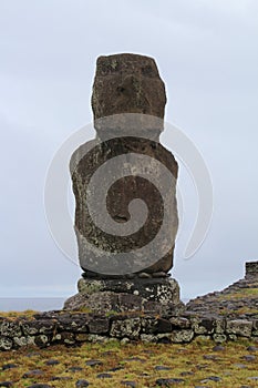 Moai Ahu Tahai Rapa Nui, Easter Island, Chile, South America