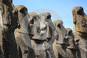 Moai- Ahu Tongariki Easter Island