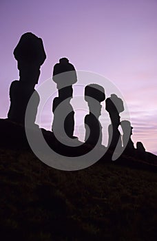 Moai- Easter Island, Chile