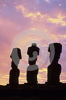 Moai- Easter Island, Chile