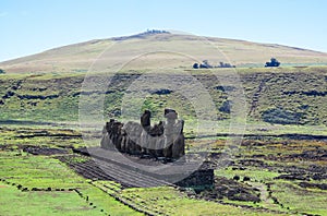 Moai in Easter Island, Chile