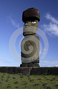 Moai on Easter Island - Pacific Ocean