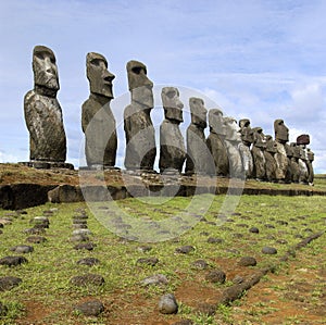 Moai - Easter Island - South Pacific