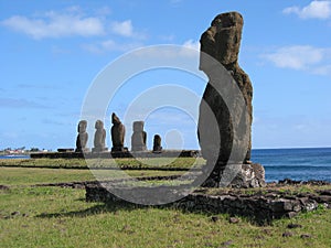 Moai in Hangaroa