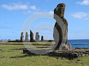 Moai in Hangaroa photo
