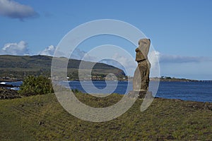 Moai statue, Easter Island, Chile photo