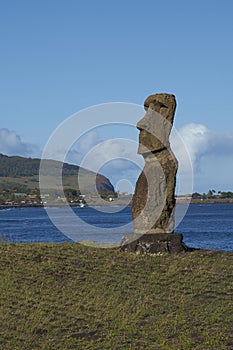 Moai statue, Easter Island, Chile photo