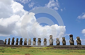 Moai Statues on Easter Island