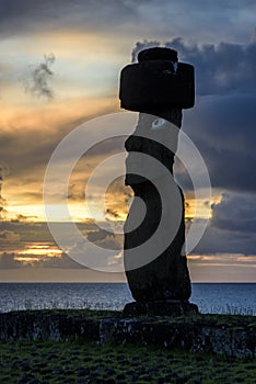 Moai statues , easter Island , Chile