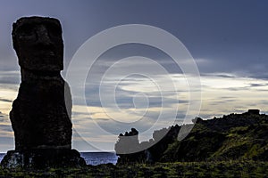 Moai statues , easter Island , Chile