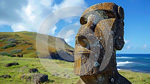 Moai stature at Easter Island