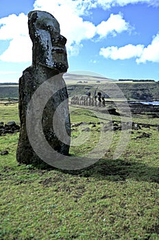 Moais- Easter Island, Chile