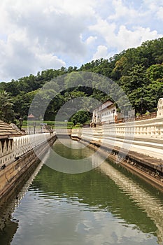 Moat around the Temple of the Tooth and Royal Palace - Kandy, Sri Lanka