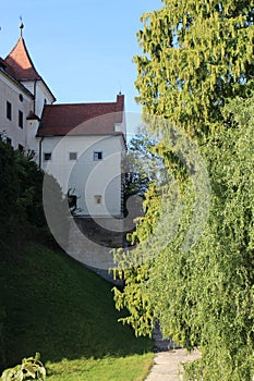 Moat bailey of Bojnice castle