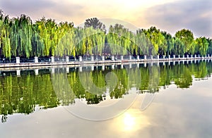 Moat Canal Gugong Forbidden City Palace Beijing China