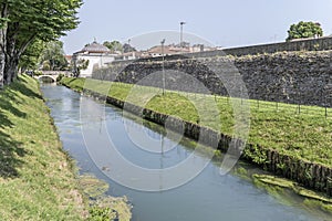 moat and city walls, Treviso, Italy