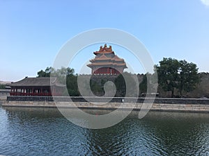 Moat North of Forbidden City in Beijing