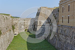 Moat at the Old Fortress of Corfu