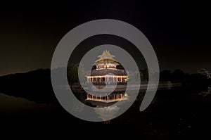 Moat & turret, Forbidden city