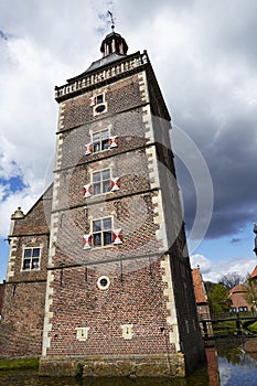 Moated castle Raesfeld Germany - Tower