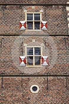 Moated castle Raesfeld Germany - Wall