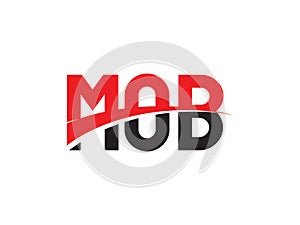 MOB Letter Initial Logo Design