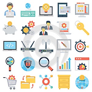 Web Design and Programming Vector icon that can easily modify or edit