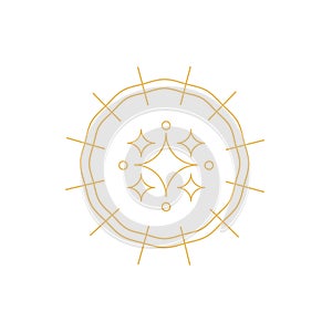 An Unique Symbol of a Stars Icons Design