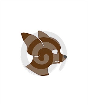 Fox logo icon,vector best flat fox logo icon,best illustration design icon.