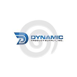 DD business letter - logo design vector