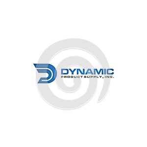 D DYNAMICS business letter - logo design vector