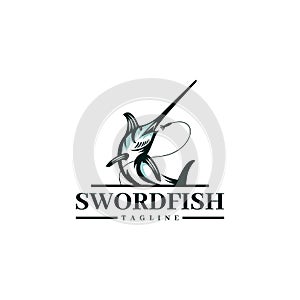 Swordfish logo vector design inspiration photo